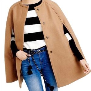 Looking to buy JCrew Camel Cape in m/l